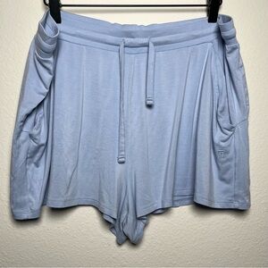 Tommy John Women's Lounge Down Time Shorts XL‎ Blue Pull On
